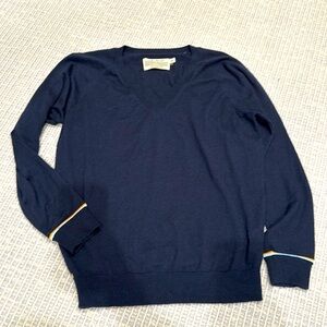 Navy Tory Sport Cashmere Sweater